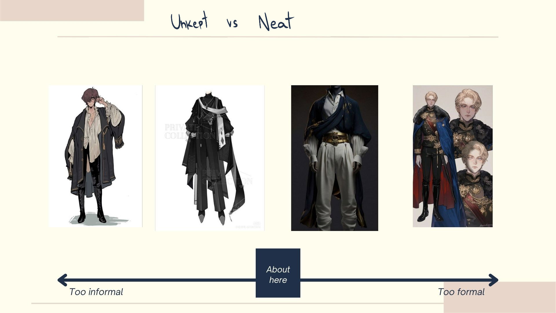 Reference images from various sources